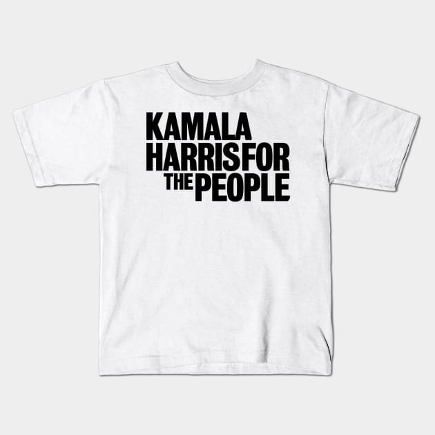 Kamala Harris for the People Kids T-Shirt by psanchez